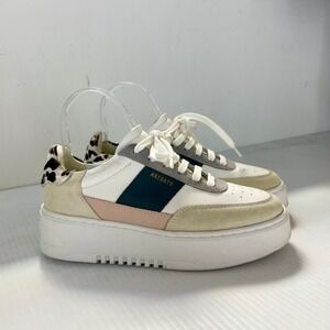 Axel Arigato Orbit Vintage Sneakers Multicolor Leopard Leather Womens 6.5